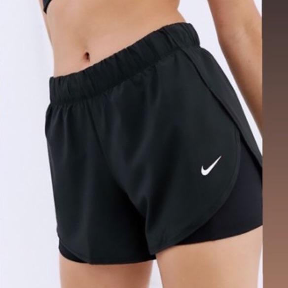 Quần Short Thể Thao Nữ 2 Trong 1 Có Túi Và Dây Kéo! ⁎