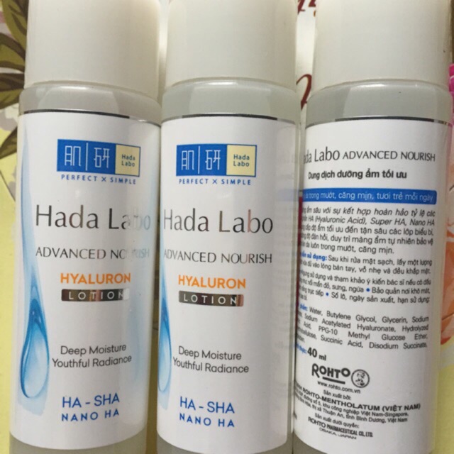 Dung dịch dưỡng ẩm Hadalabo 40ml