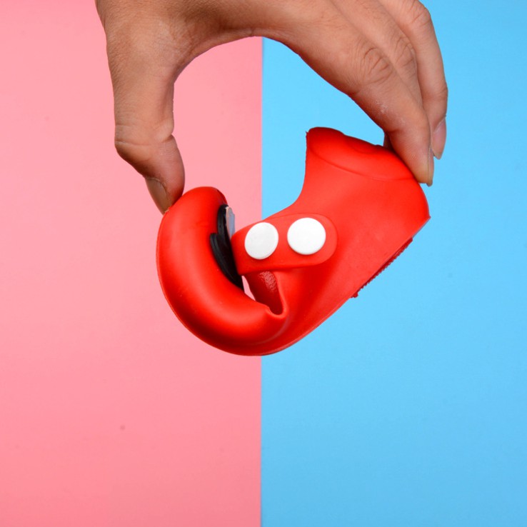 Giày sandal bằng nhựa PVC mềm hình chuột Mickey cho bé gái