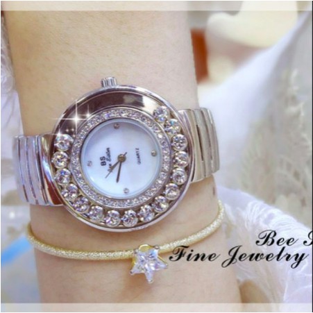 Đồng Hồ Nữ Bee Sister 1432 Đá Xoay Chính Hãng