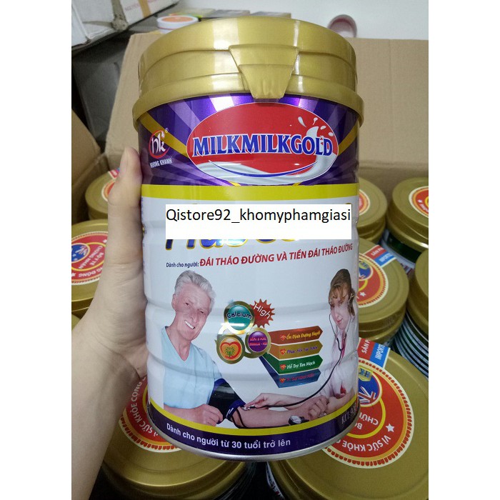 Sữa dành cho người tiểu đường Milkmilkgold Pluscerna lon 900G