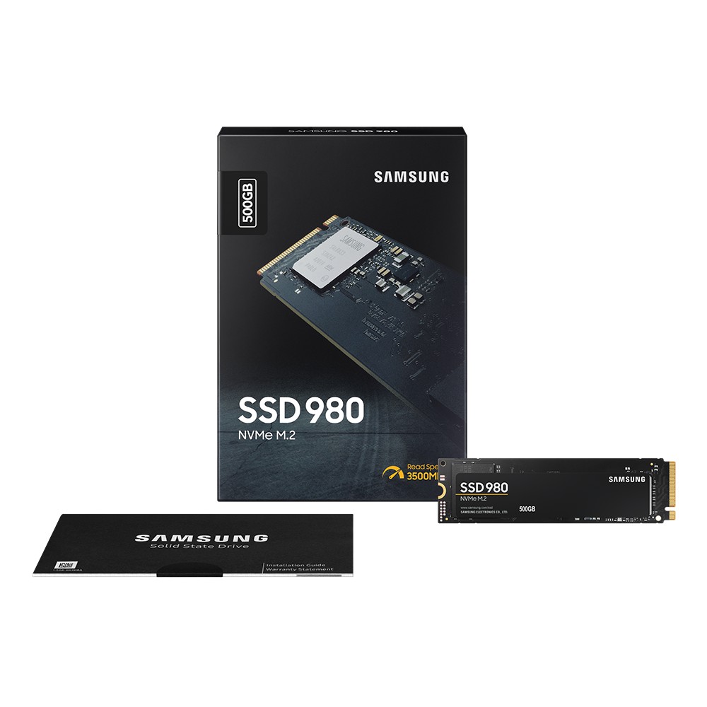 Ổ Cứng SSD Samsung 980 PCIe Gen3 x4 NVMe V-NAND M.2 2280 500GB Chính Hãng - Bảo Hành 5 Năm (1 Đổi 1)