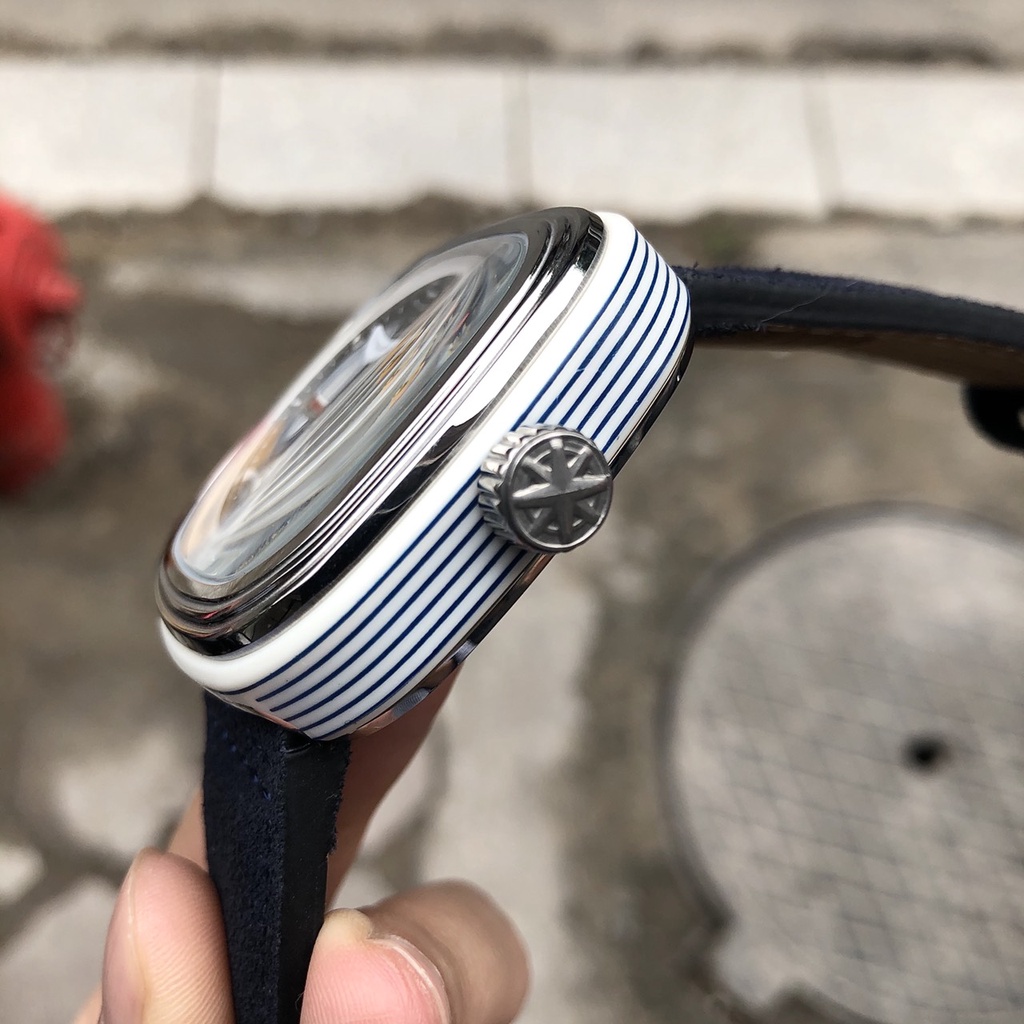Đồng Hồ Nam  - Automatic - Hộp Gỗ, Sách, Thẻ Bảo Hành 2 năm , Khăn, Dây Cao Su Cao Cấp Tặng Kèm