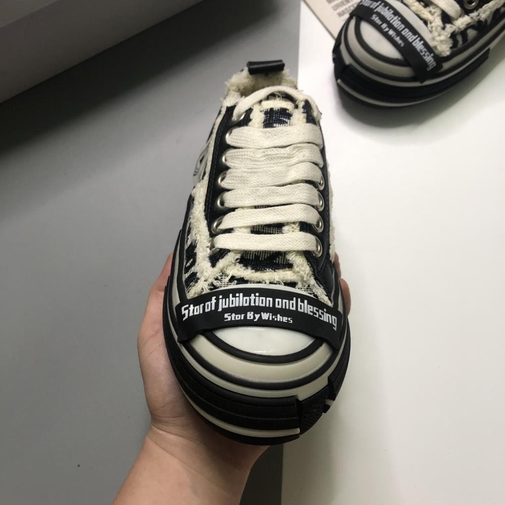 Giày Xvessel Dio, Giày Sneaker Cv Rách Dio Hot Trend Cá Tính [Tinoshoes97] Tăng Chiều Cao 4 Cm | XVELDO002 | BigBuy360 - bigbuy360.vn