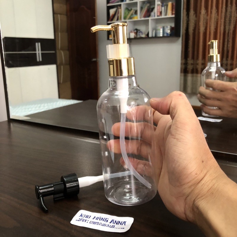 CHAI NHỰA ĐỰNG SỮA TẮM XỊT GIỌT - CHAI PET VÒI NHẤN PUMP CHIẾT DẦU GỘI MỸ PHẨM 300ml / 250ml 200ml / 150ml 100ml / 50ml