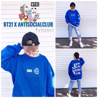 [ÁO NỈ TAY DÀI] BT21 X ANTI SOCIAL SOCIAL CLUB