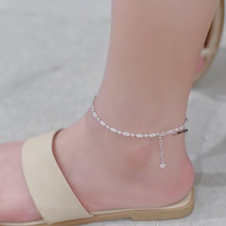 Lắc Chân Bạc Bi Tròn
