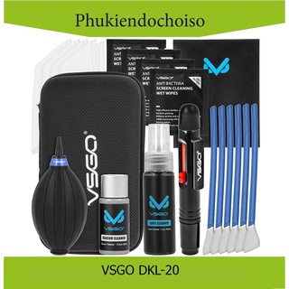Bộ vệ sinh & cảm biến bụi vsgo dkl-20 dành cho máy ảnh dslr máy ảnh kỹ thuật số