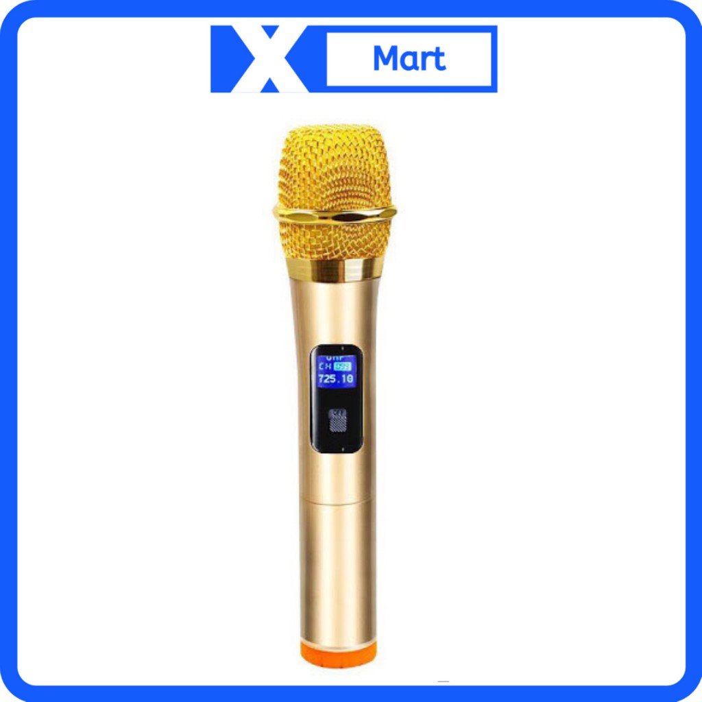 Micro không dây HUANGSHI TV1900 hát karaoke đa năng dùng pin sạc