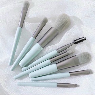 Bộ cọ trang điểm 8 món siêu cute đựng trong túi Zip