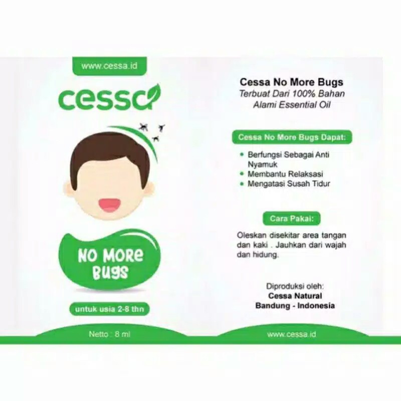 (Hàng Mới Về) Tinh Dầu Cessa Kidz 8ml (2-8 Tuổi) Cho Trẻ Em