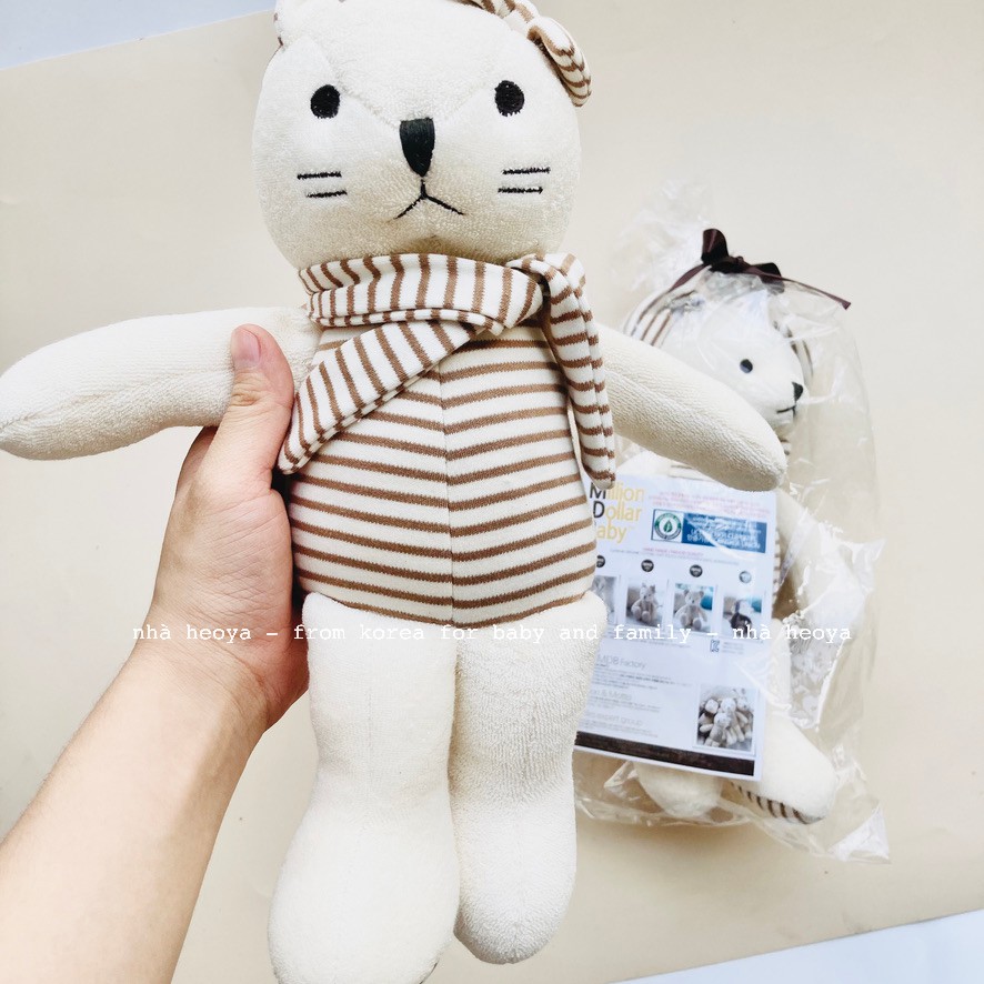 &lt;có sẵn&gt; GẤU BÔNG HỮU CƠ ORGANIC MILLIONDOLLAR BABY HÀN QUỐC