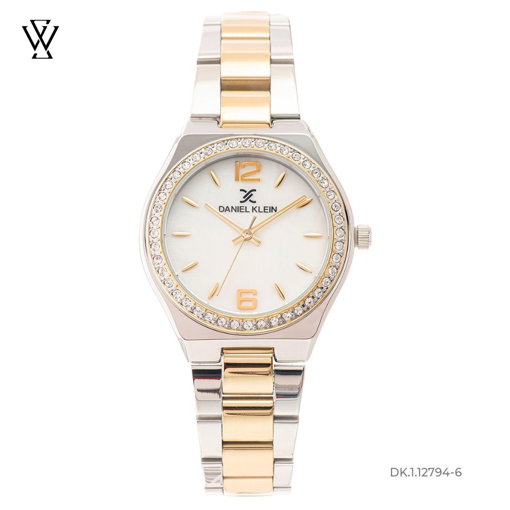 Đồng Hồ Quartz Nữ Daniel Klein Premium WATCHSTORE DK.1.12794-6 Mặt Kính Khoáng 34mm, Dây Kim Loại, Vỏ Thép Không Gỉ