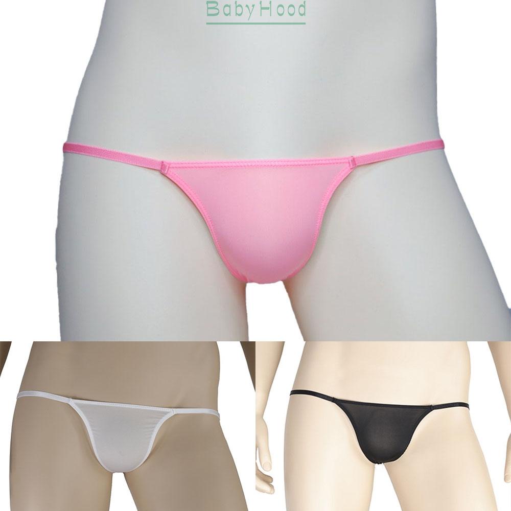 Sissy Mens Sexy T-back Bikini Thong Low-Rise G-String Briefs Lingerie Underwear#BBHOOD