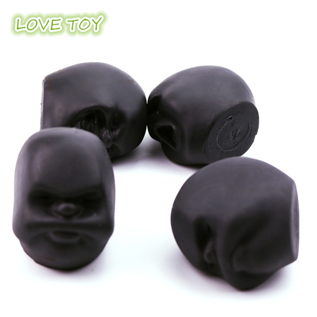 Nkodok Funny Human  Face  Emotion  Stress  Relief  Doll Strong Elasticity Office Pinching Toy Diverse Shape Smooth