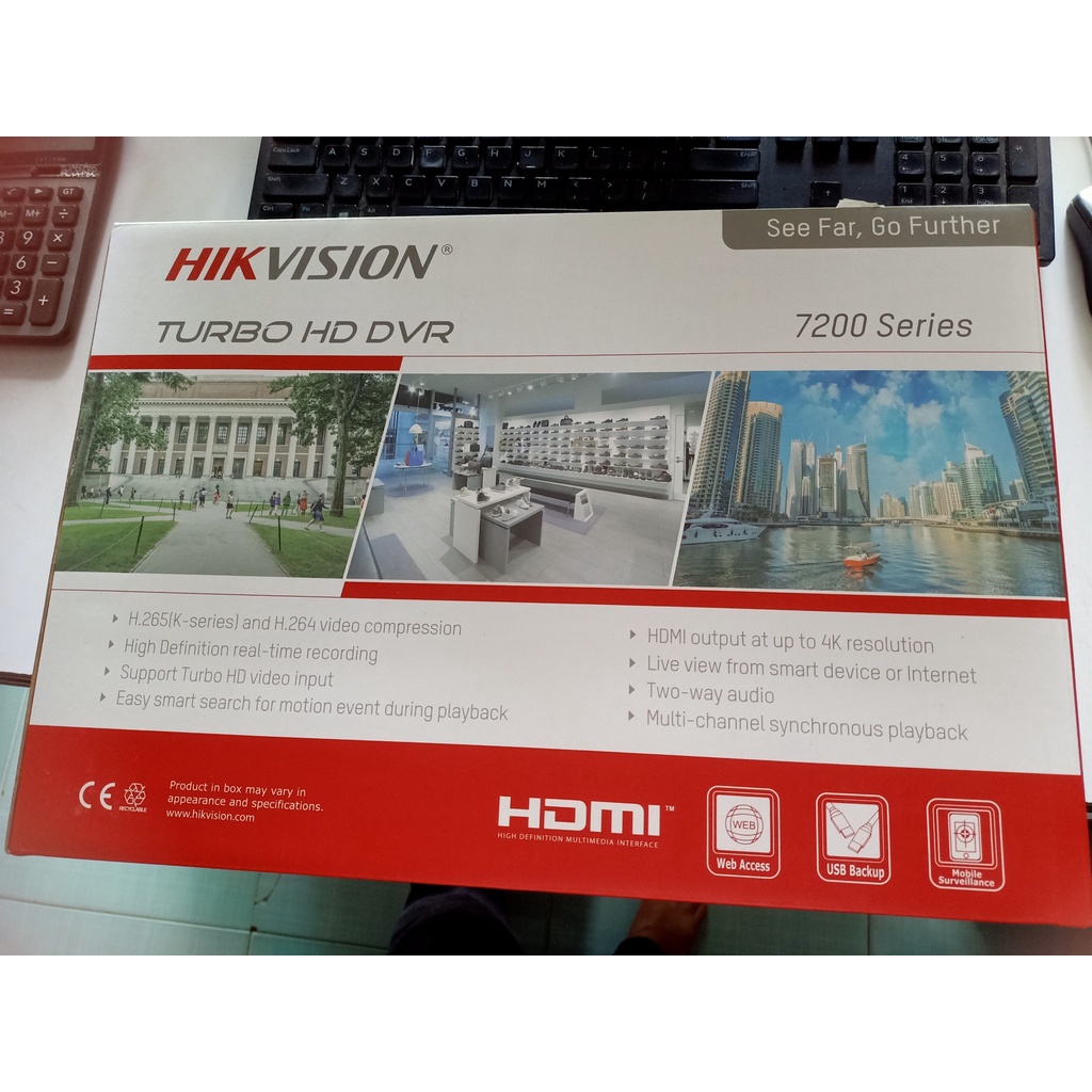 Đầu ghi hình 16 kênh 5 in 1 HIKVISION iDS-7216HQHI-M1/E