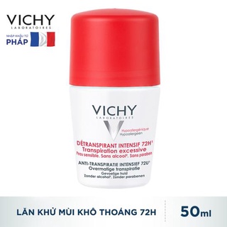 LĂN KHỬ MÙI VICHY PHÁP 50ML CÁC MÀU