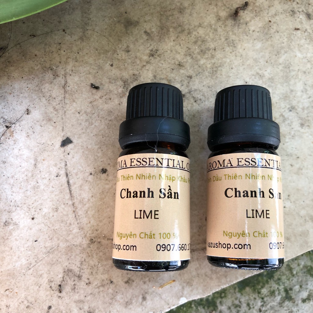 Tinh dầu thơm chanh sần Lime thanh lọc không khí