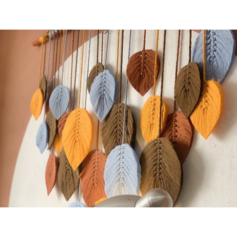 Rèm lá kích thước 1,2m macrame