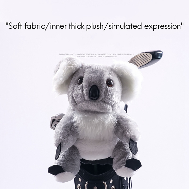 Golf Club Head Covers Plush Headcover Sloth Golf Driver Head Cover