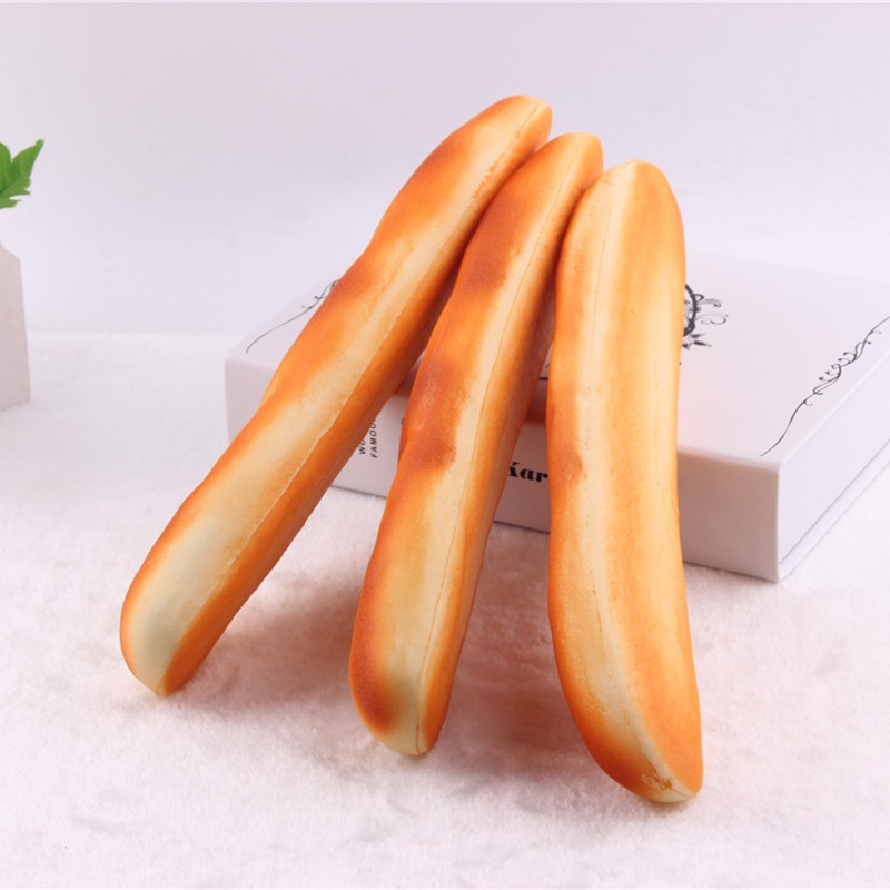 Đồ Chơi Squishy  Hình Bánh Mì Pháp dài 30cm