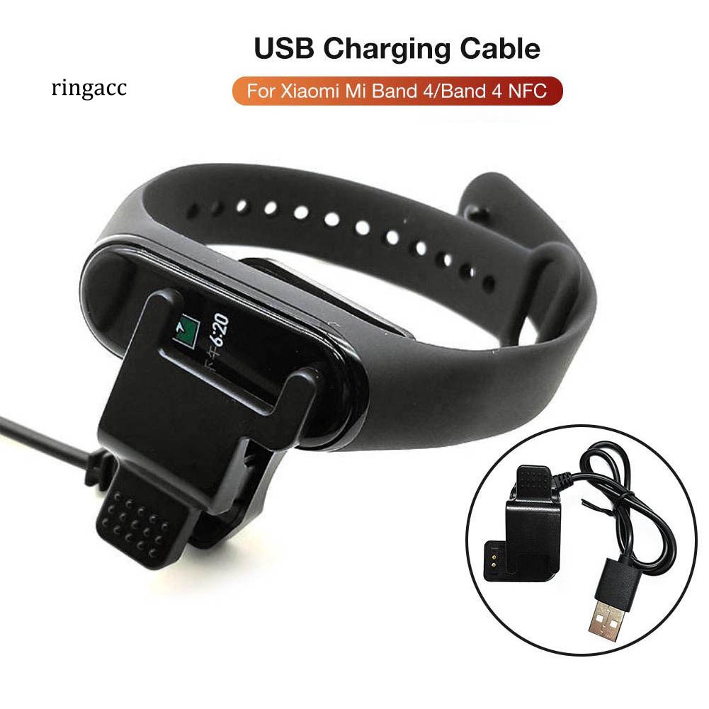 Dây Cáp Sạc Usb Dạng Kẹp Đeo Tay Thông Minh Xiao-Mi Mi Band 4 Nfc