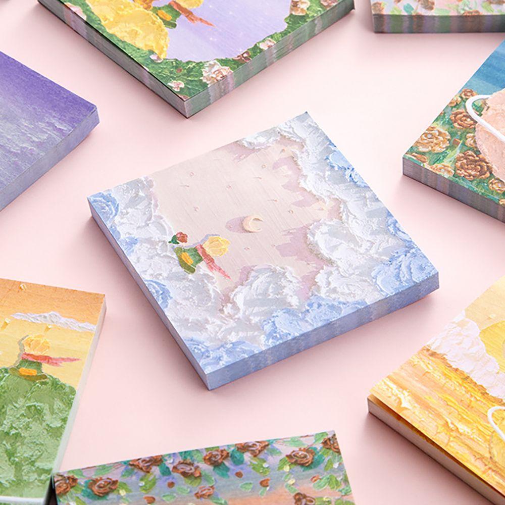 PISTA Bộ 80 Tờ Giấy Ghi Chú Tự Dính Hình Hoàng Tử Bé