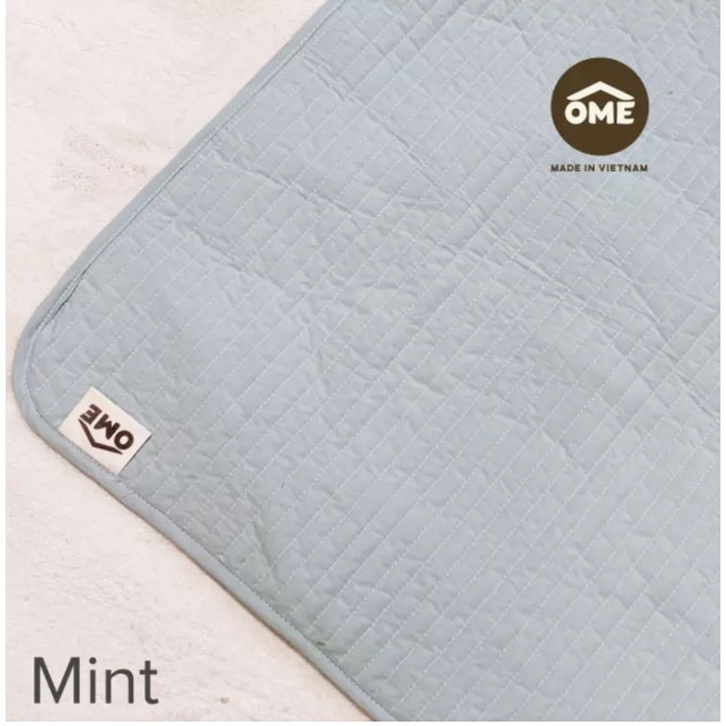 Lót Topper Sọc Ngang Ome Tự Tin Chống Thấm Cho Bé Kích Thước Lớn (60 X 120cm)