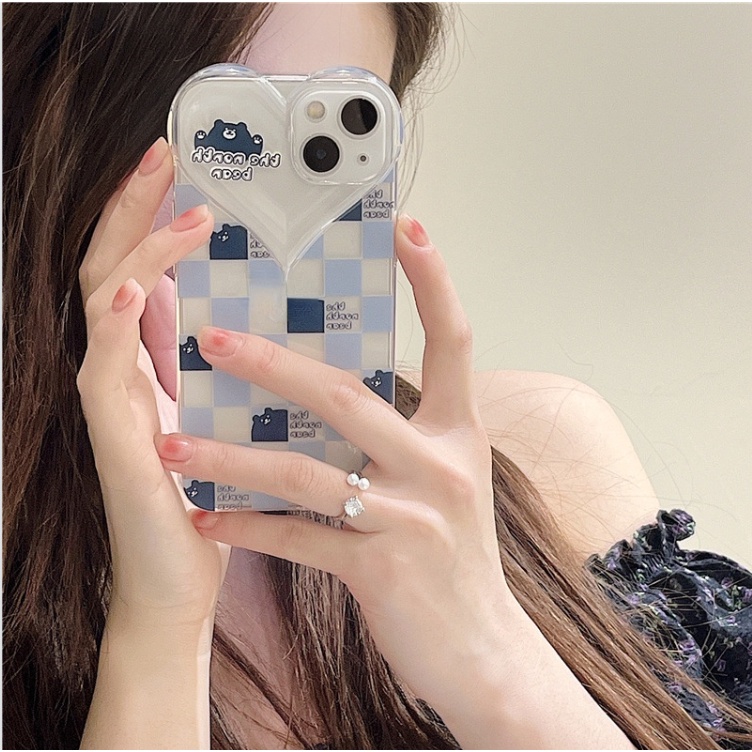 Ốp lưng iphone Ốp Điện Thoại Trong Suốt Họa Tiết Gấu Bắc Cực Cho Apple 14proPro 6/6splus/7/7plus/8/8plus/x/xr/xs/11/14pro/13/pro/max/plus/promax Dinuo case