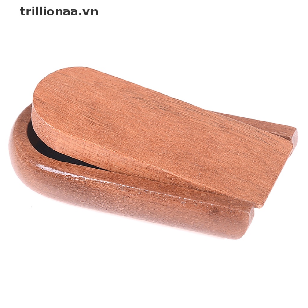 [Triillionaa] Giá Đỡ Ống Hút Thuốc Lá Bằng Gỗ Bền Có Thể Gập Lại