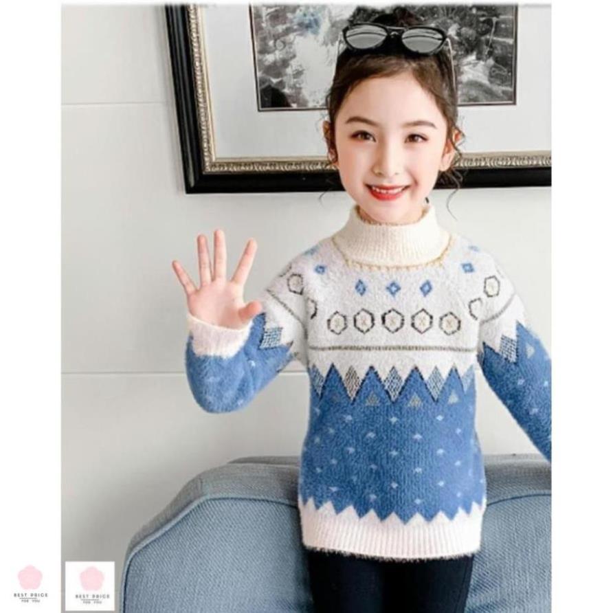 Áo len cho bé gái 4 tuổi (3-10 tuổi) ☑️ Thời trang cho bé gái 11 tuổi ☑️ đồ bé gái 5 tuổi 20kg 25kg 