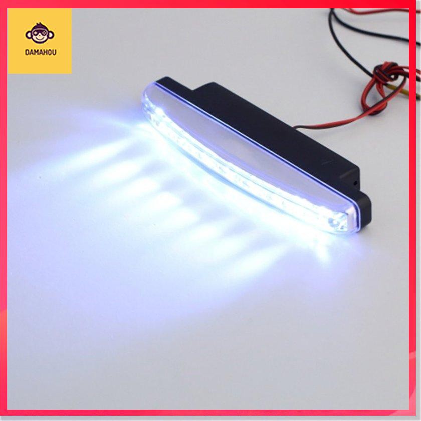 Universal 12V 8LED Xe hơi ban ngày Đèn sương mù Đèn lái xe ô tô