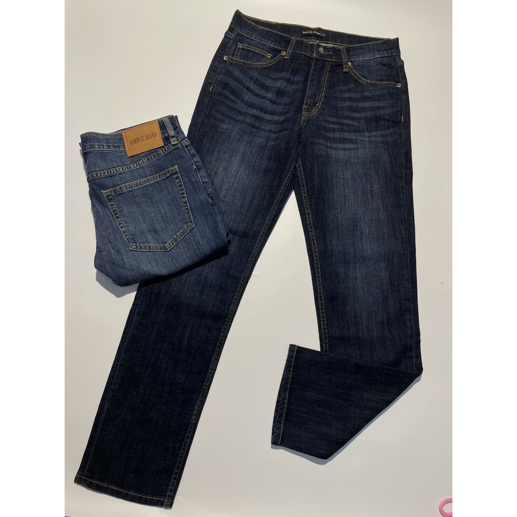 QUẦN BASIC JEANS, QUẦN JEANS TRƠN THỜI TRANG, QUẦN JEANS MIX-MATCH ĐA DẠNG, VẢI CAO CẤP_J004