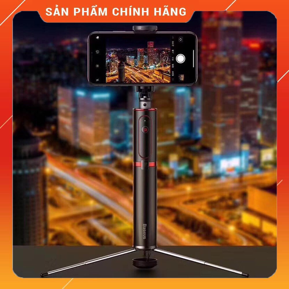 Gậy chụp hình tự sướng/livestream tích hợp tripod xếp gọn Baseus Fully Folding Selfie Stick