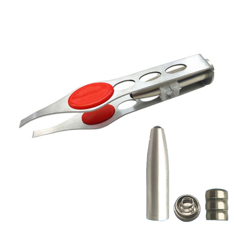 Nhíp Nhổ Lông Mày Bằng Thép Không Gỉ Có Đèn LED Độ Chính Xác Cao YOUYO