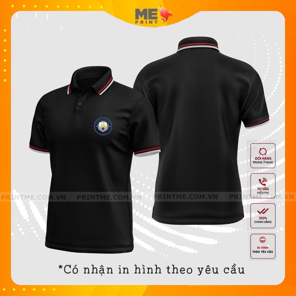 Áo polo nam in logo các CLB Champions League, chất lascote dày dặn co dãn 4 chiều unisex phù hợp cho thời trang nam nữ
