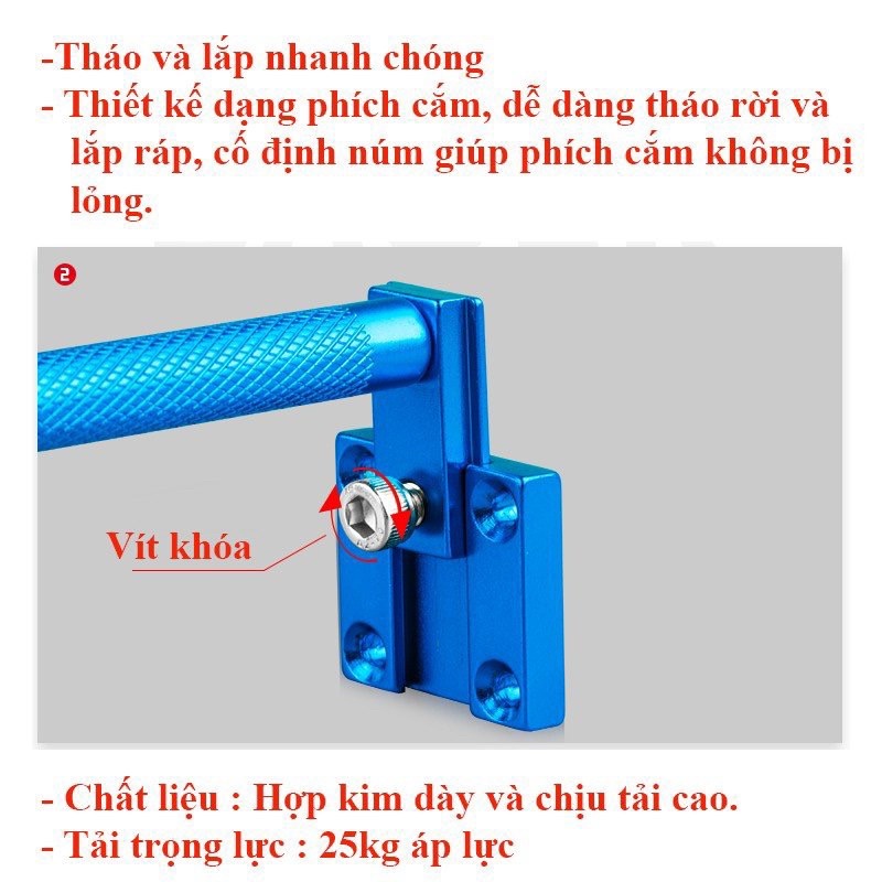 Pass gắn đèn trợ sáng gắn thùng/ghế _Phụ kiện câu cá