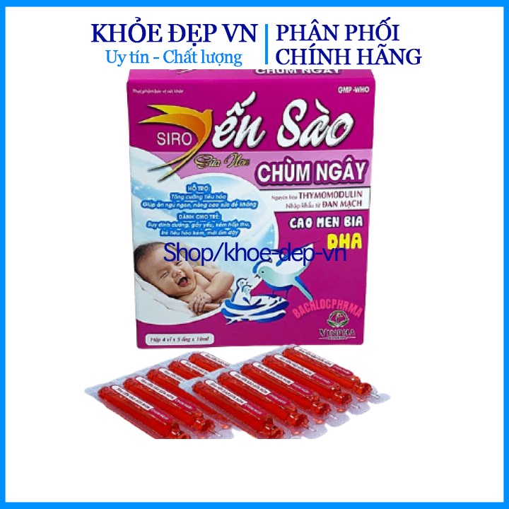 SIRO ĂN NGON YẾN SÀO CHÙM NGÂY – PHÙ HỢP VỚI BÉ ĐANG TRONG GIAI ĐOẠN PHÁT TRIỂN SỨC KHỎE