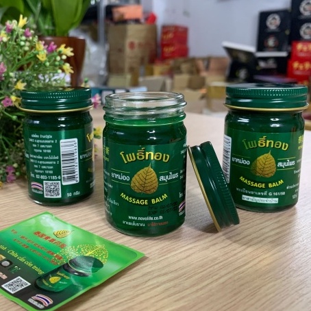 Dầu Cù Là Lá Bồ Đề Thái Lan Massage Balm Pho Thong Giảm Đau Khớp, Căng Thẳng, Đau Đầu, Vết Côn Trùng Cắn - LAI'S STORE