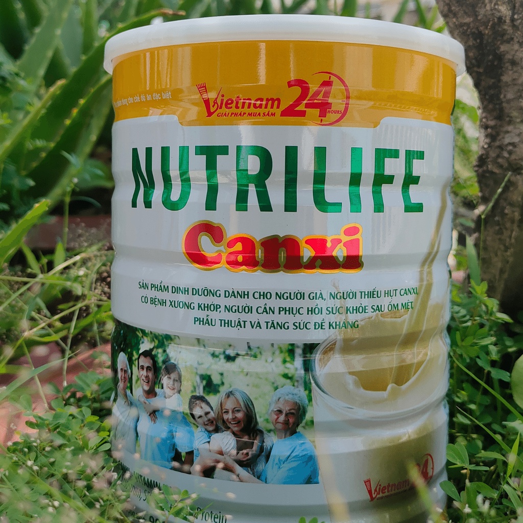Sữa Canxi Nutrilife - VIETNAM24H - Phòng ngừa loãng xương, tăng sức đề kháng 900g