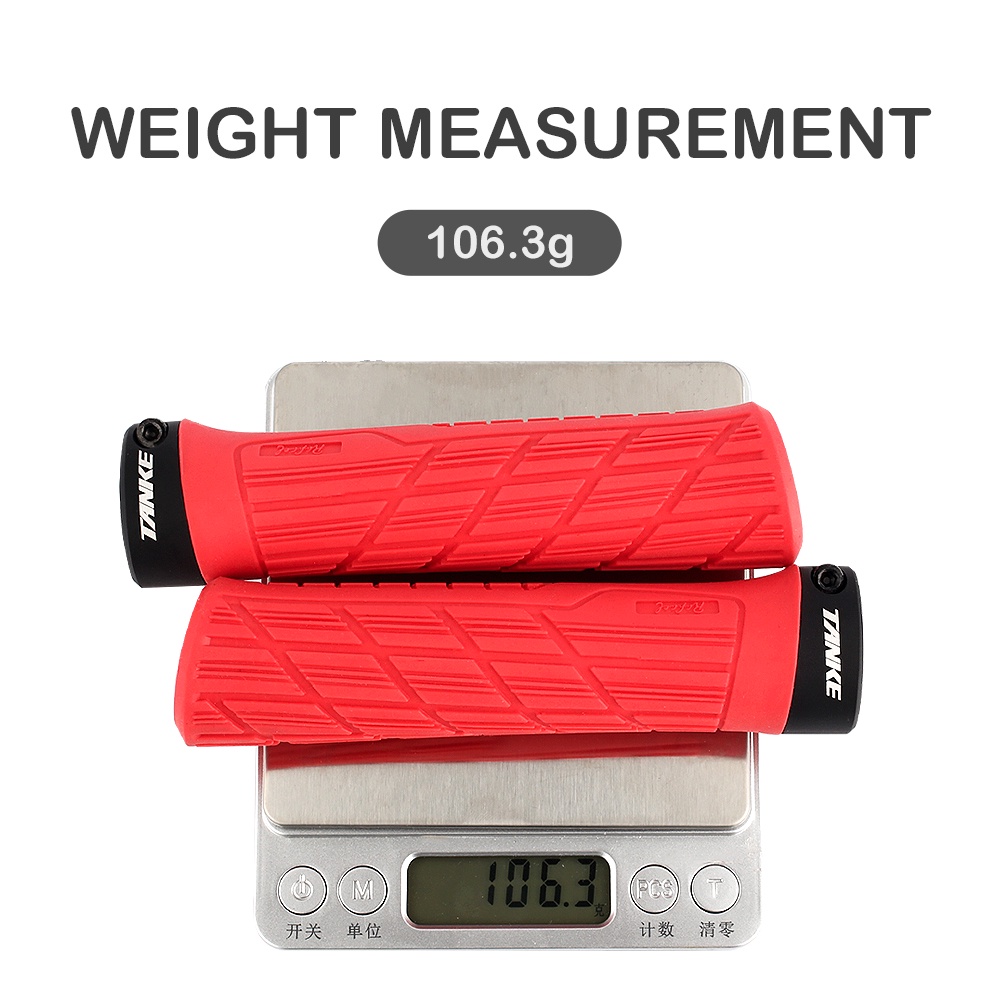 Cặp vỏ bọc tay lái xe đạp leo núi TANKE bằng silicone chống trượt 22.2mm