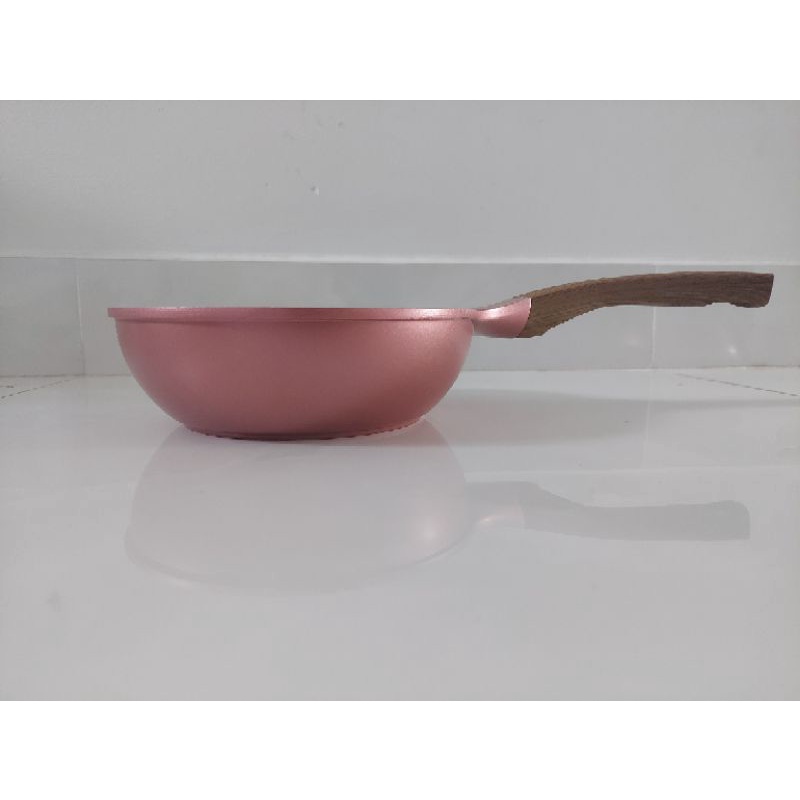 Chảo SÂU LÒNG bếp từ Dura pro sunhouse 20/24CM (ĐÁY TỪ, ĐÚC NGUYÊN KHỐI)