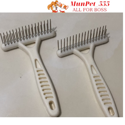 Lược Hai Hàng Đinh Chải Lông Rối Cho Thú Cưng Phụ Kiện Giá Rẻ