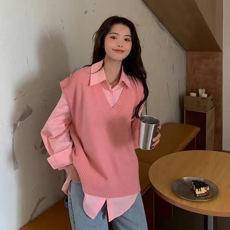Set sơ mi + gile nhiều mẫu siêu xinh