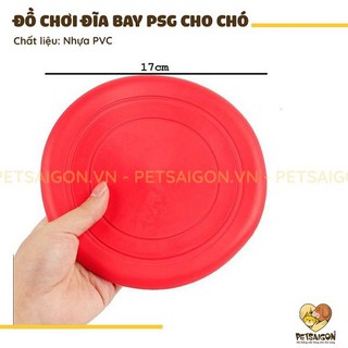 ĐỒ CHƠI HÌNH ĐĨA BAY PSG CHO CHÓ