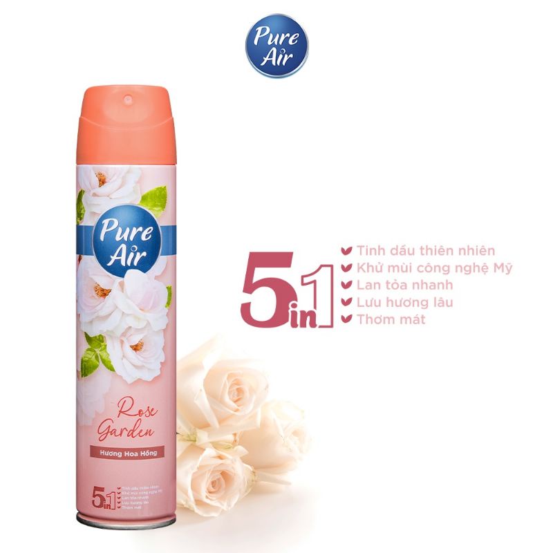 (5 HƯƠNG) Nước hoa xịt phòng Pure Air 280ml