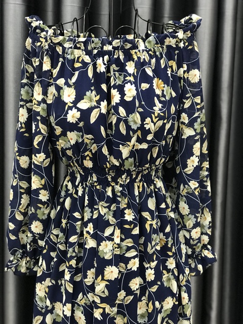 COM BO 02 ĐẦM MAXI BẸT VAI