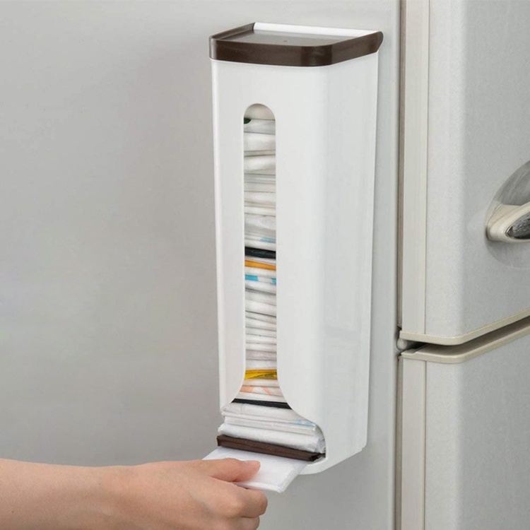 Hộp đựng giấy vệ sinh, ống đựng túi rác dán tường tiện lợi