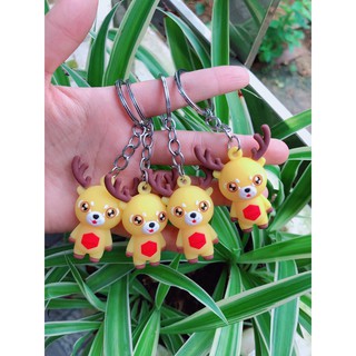 Móc khóa tuần lộc cute