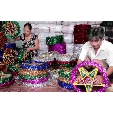 Combo 20 đèn ông sao tết trung thu truyền thống 25cm